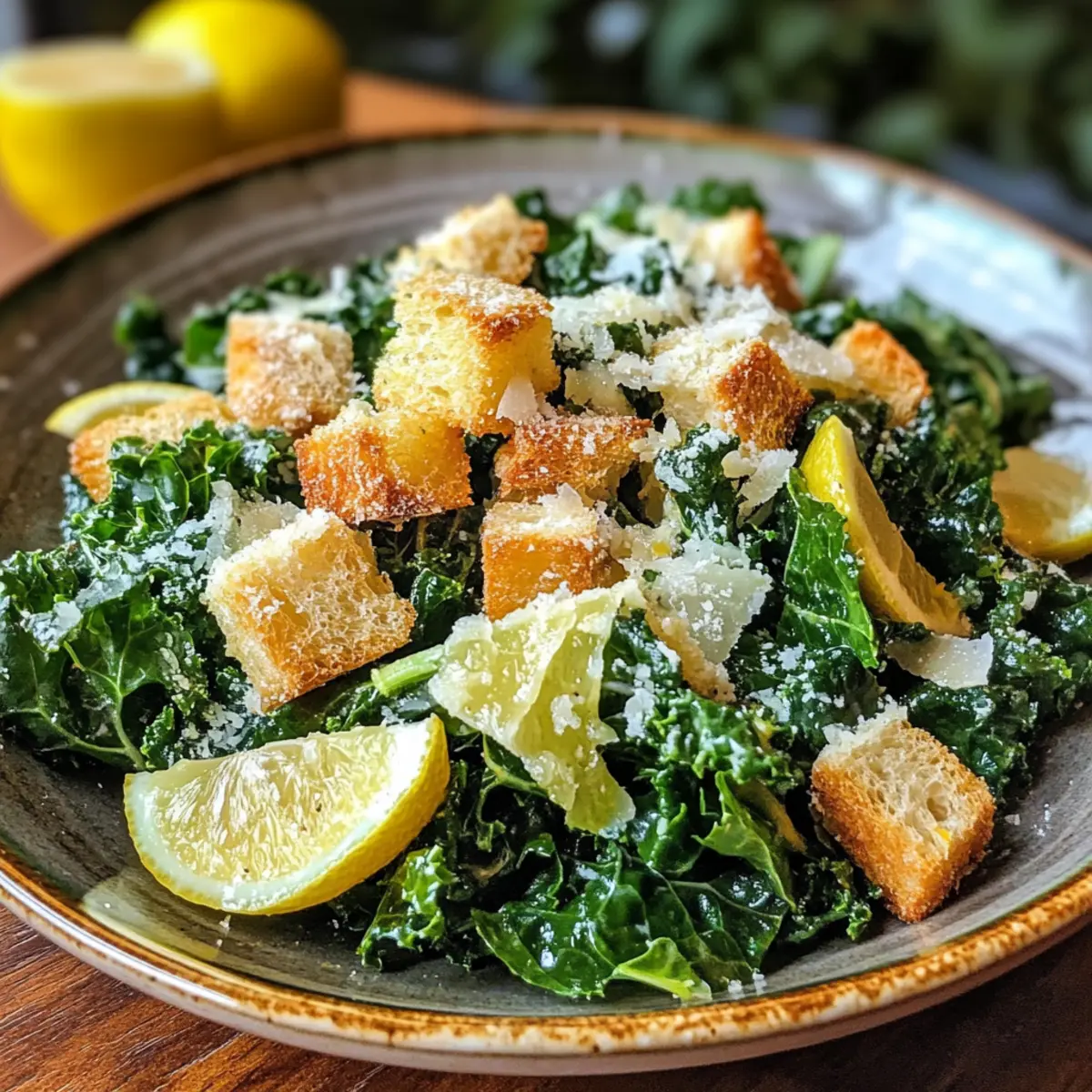 Zesty Lemon Parmesan Kale Salad in Just 15 Minutes