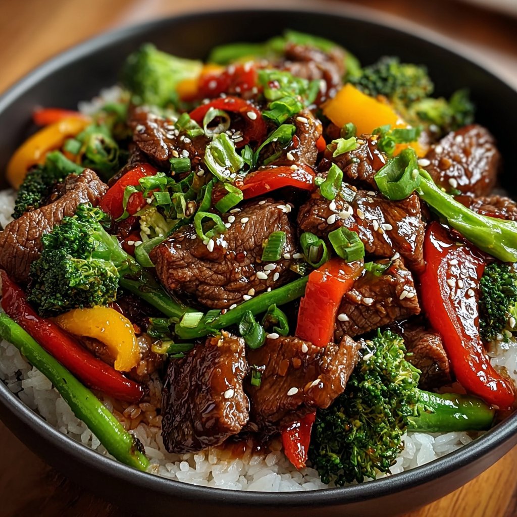 Asian Sweet Ginger Beef Stir Fry: A Quick Flavor Boost!