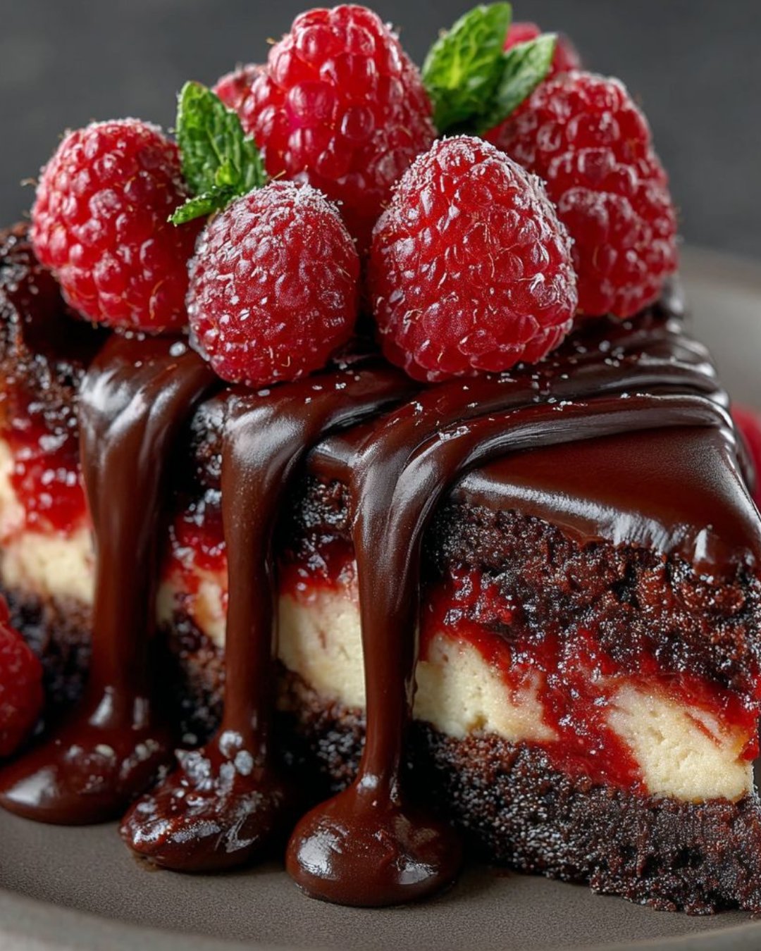 Dark Chocolate Raspberry Cheesecake: Indulge Today!
