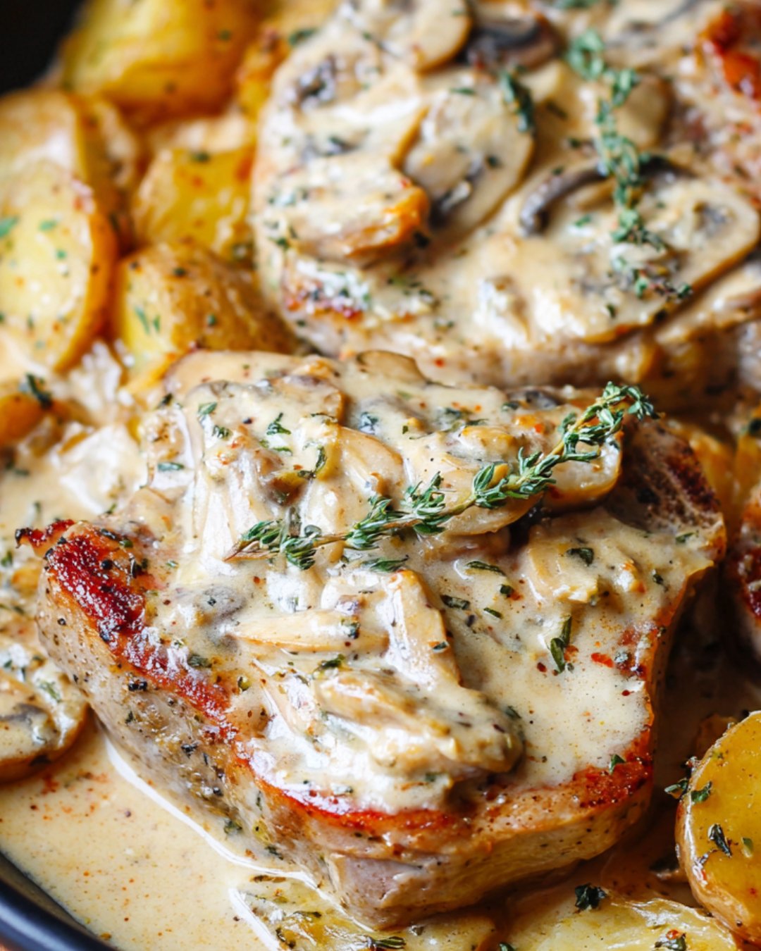 Crockpot Creamy Garlic Pork Chops: A Flavorful Delight!