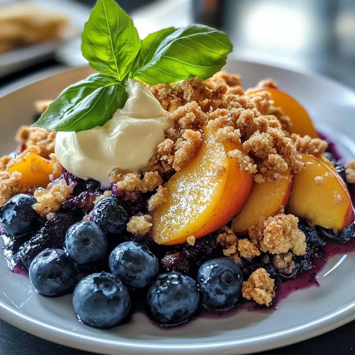 Blueberry Peach Crumble: Your New Summer Dessert Love