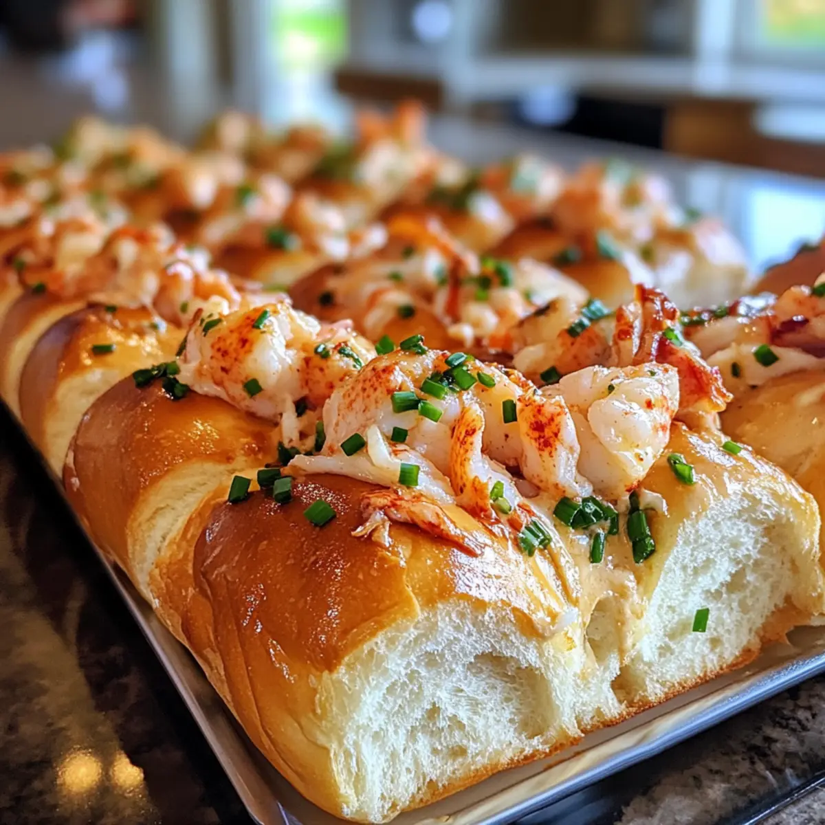 Savor Pull Apart Lobster Sliders with Garlic Chive Butter Today
