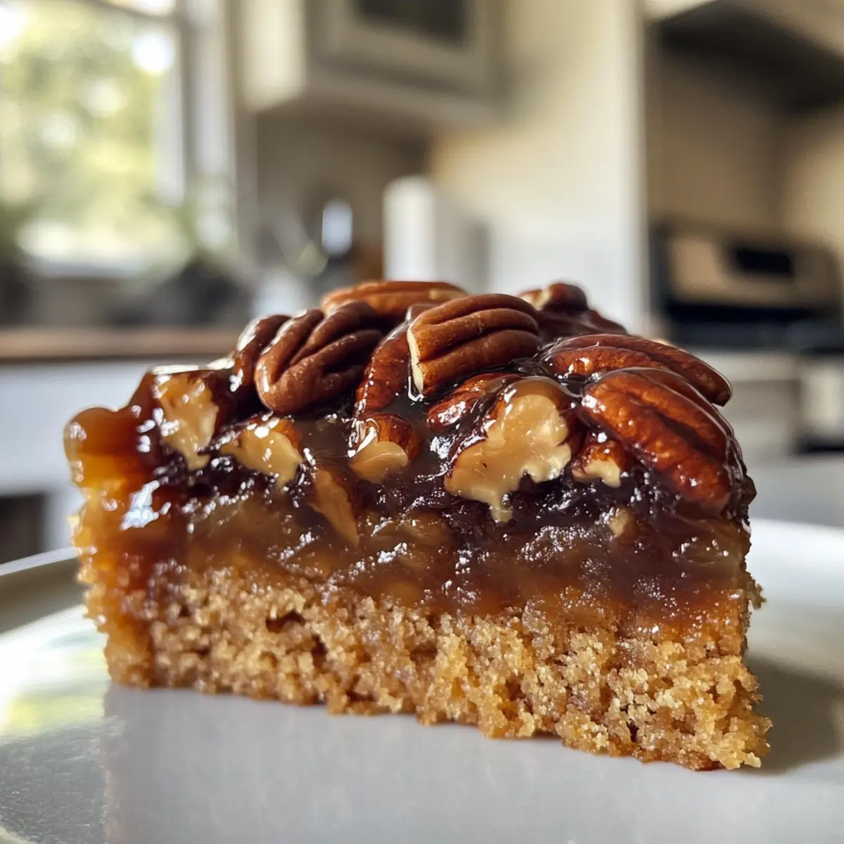 Delicious Vegan Pecan Upside Down Cake You'll Crave!