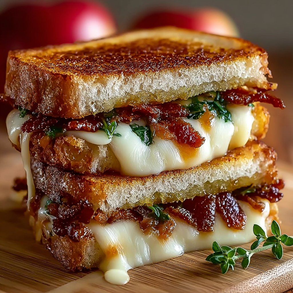 Maple Bacon Apple Grilled Cheese: A Must-Try Delight!