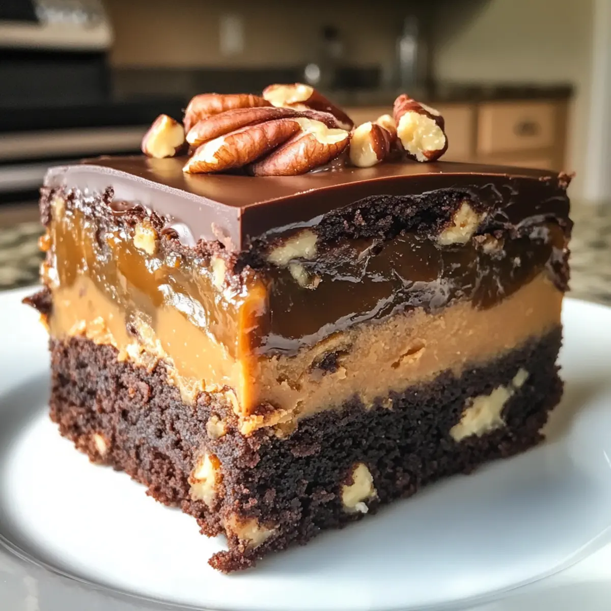 Heavenly Buckeye Turtle Brownies for Every Sweet Tooth