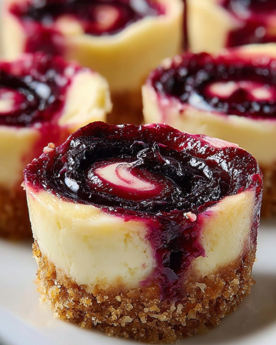 Berry Swirl Cheesecake Bites: A Sweetly Tempting Treat!