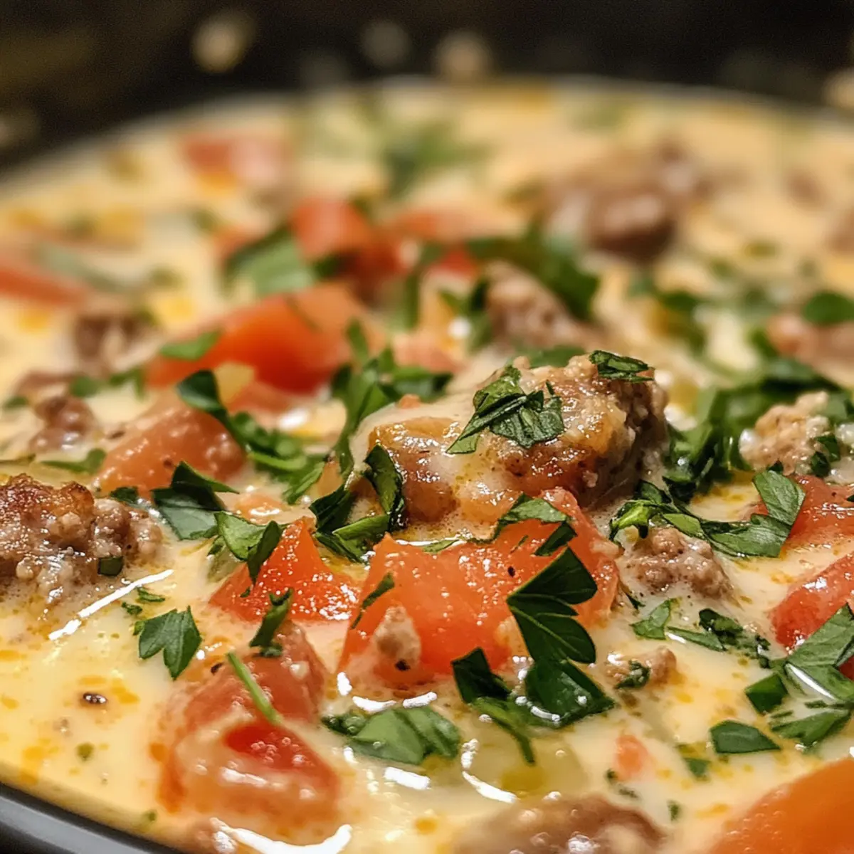 Creamy Sausage Parmesan Cream Cheese Soup for Cozy Nights