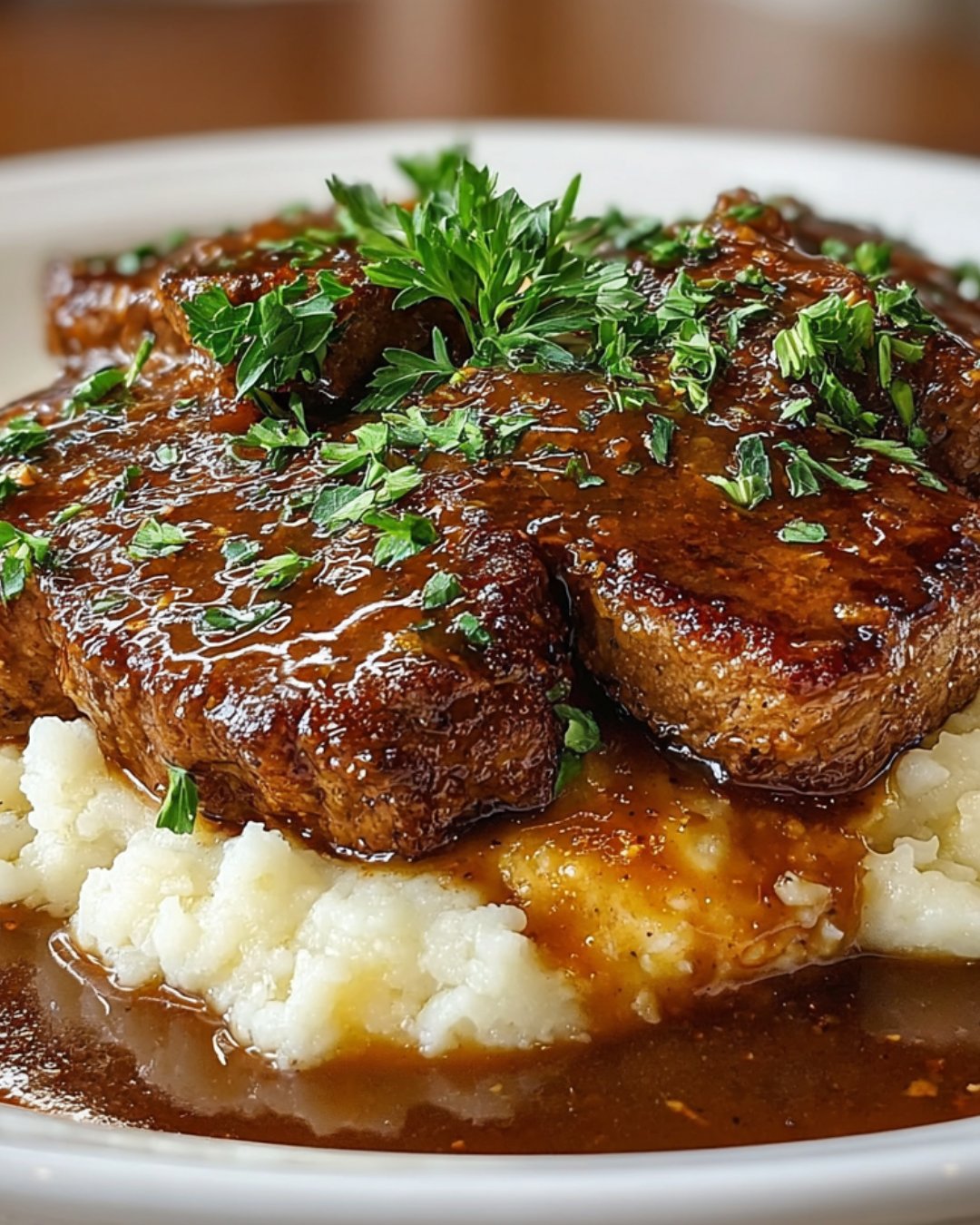 Tender Crock Pot Cube Steak with Savory Gravy Delight for Dinner!