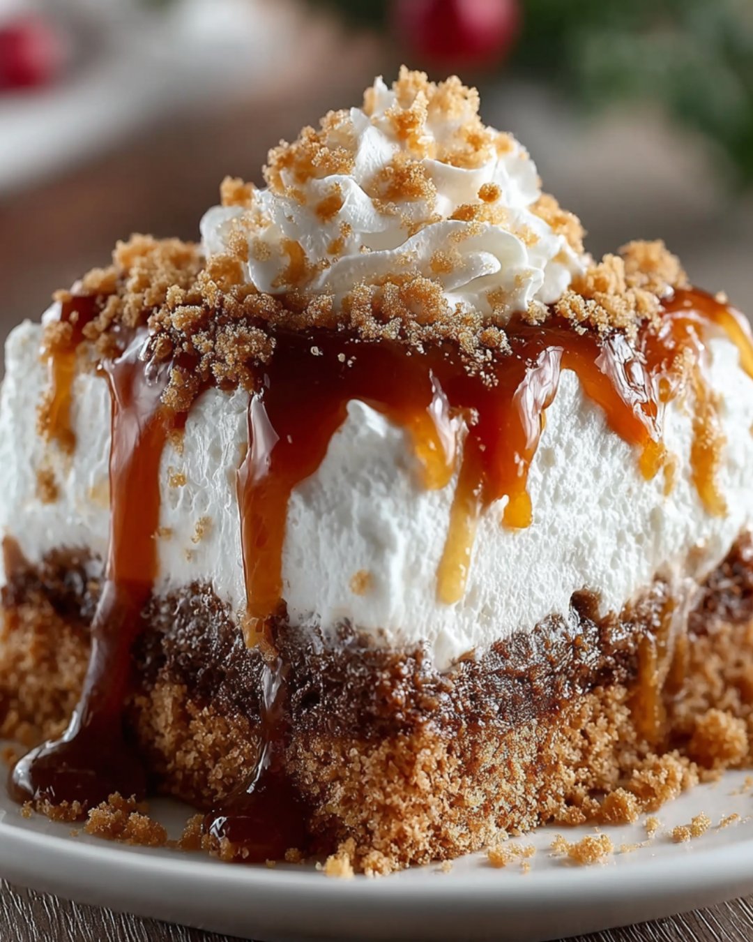 Gingerbread Poke Cake: A Festive Delight Awaits You!