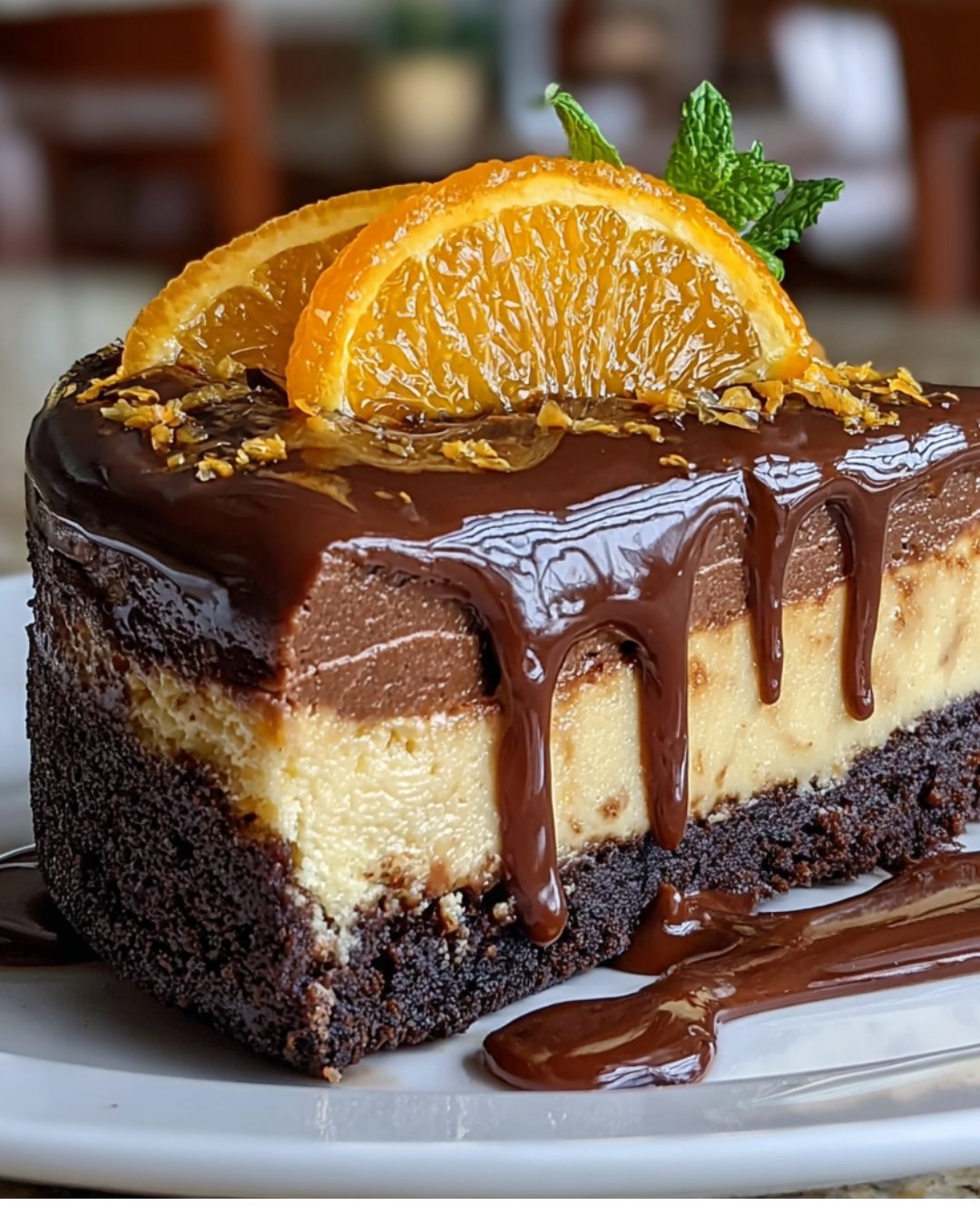 Luscious Chocolate Orange Cheesecake: A Delightful Treat!