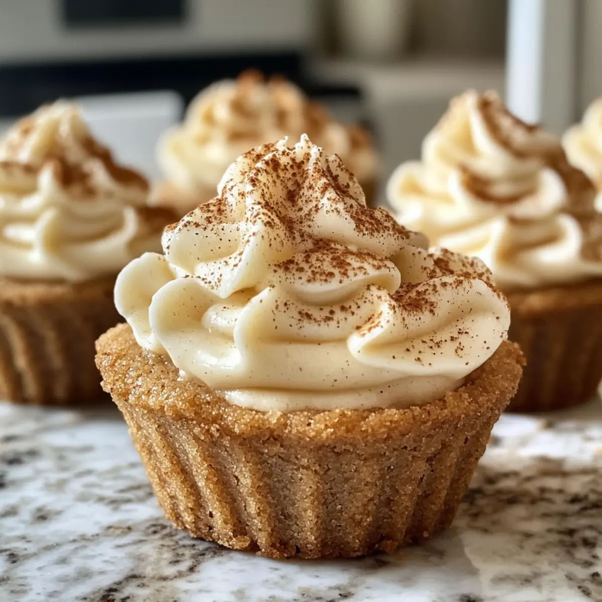 Irresistible Eggnog Cheesecake Cookie Cups for Holiday Cheer