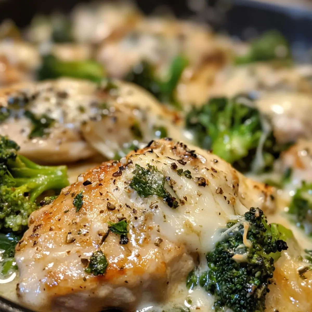 Savory Garlic Chicken with Broccoli and Spinach Bliss