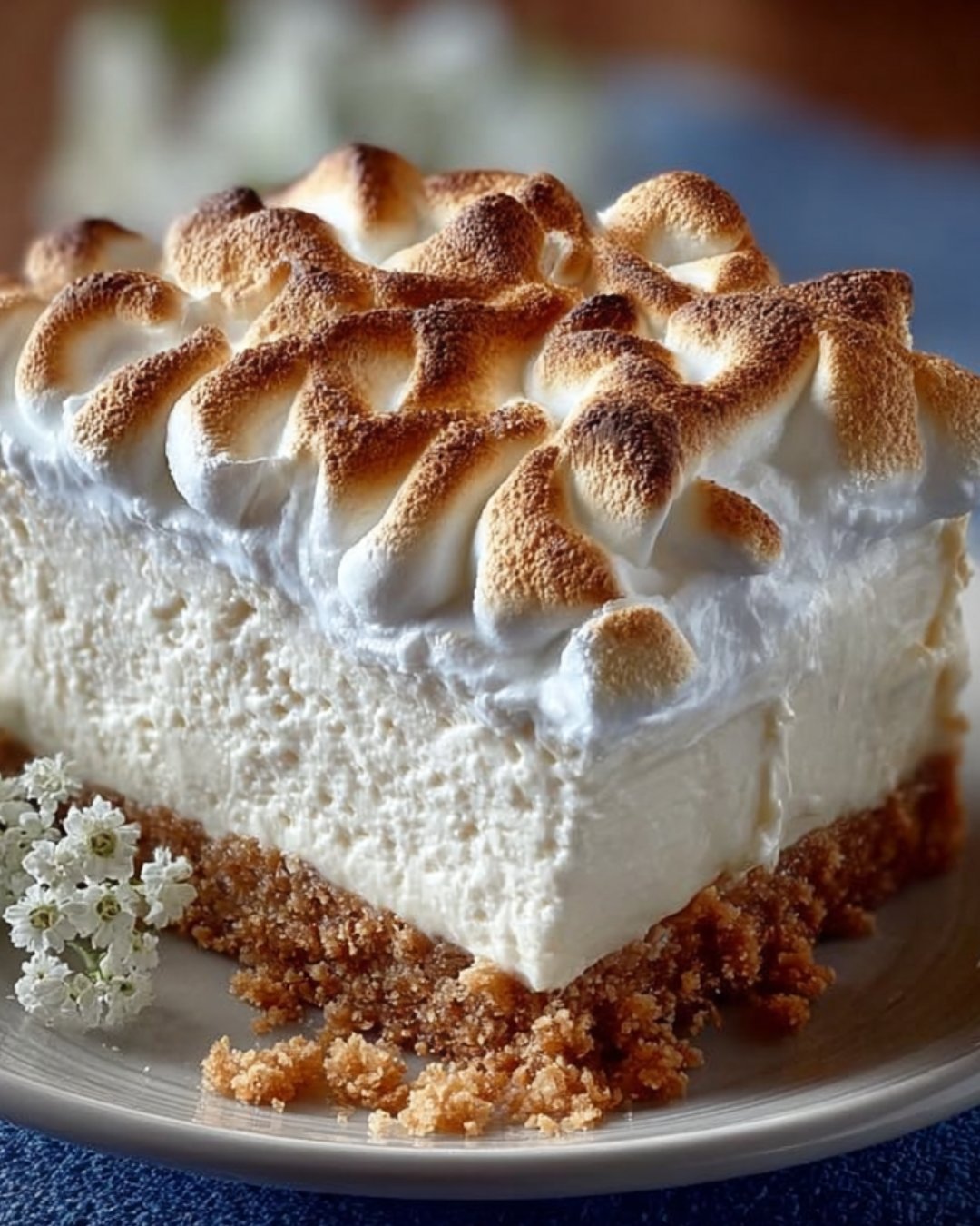 Fluffy Marshmallow Whip Cheesecake Heaven is Irresistible!