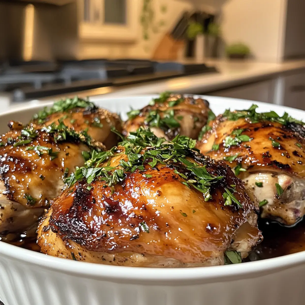 Balsamic Herb Baked Chicken Thighs: Juicy Flavor Explosion