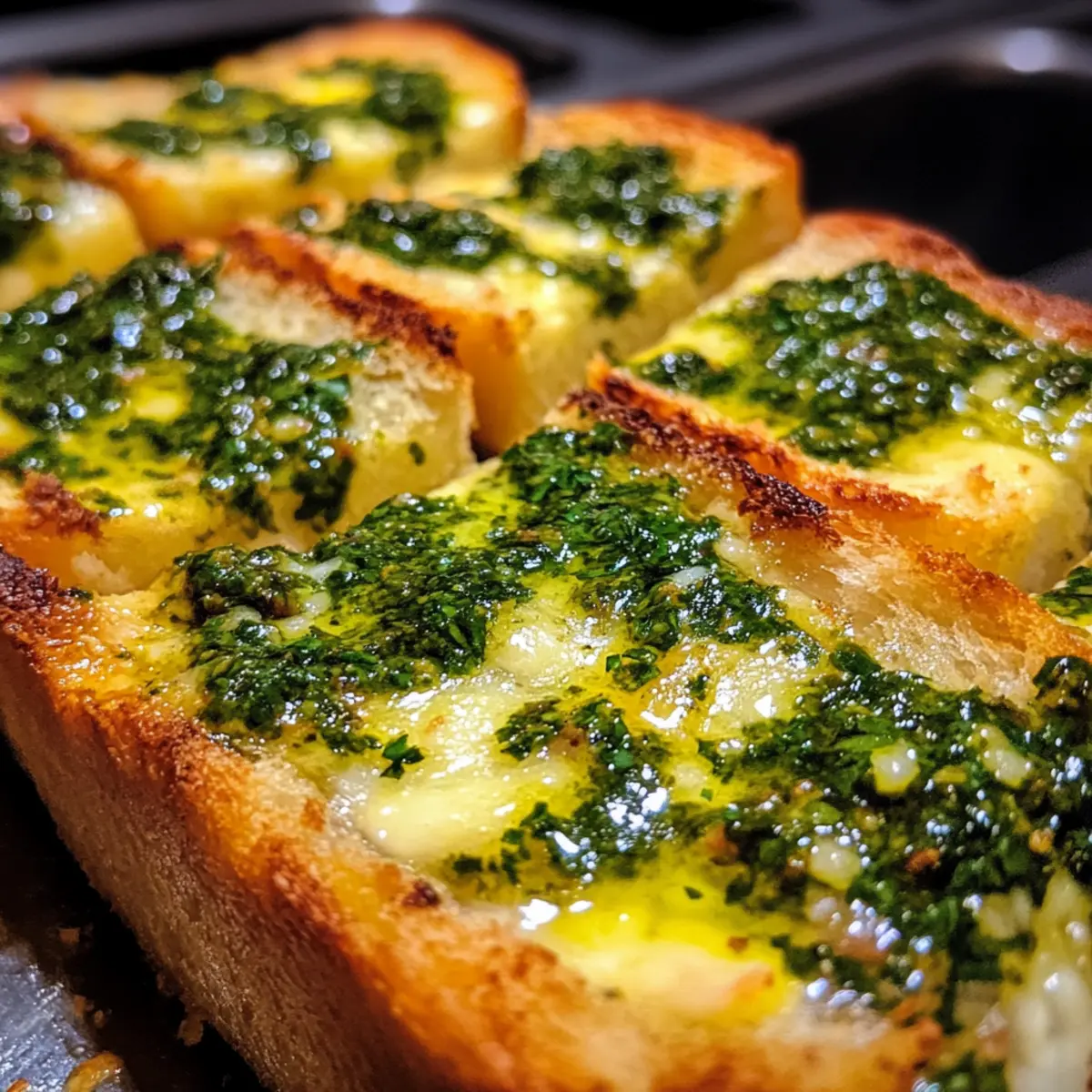 Cheesy Chimichurri Garlic Bread: A Savory Twist You’ll Love