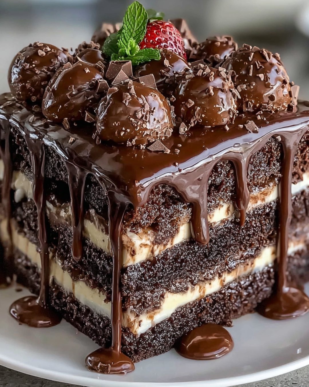 Chocolate Fudge Layer Cake: Indulge in Rich Decadence!
