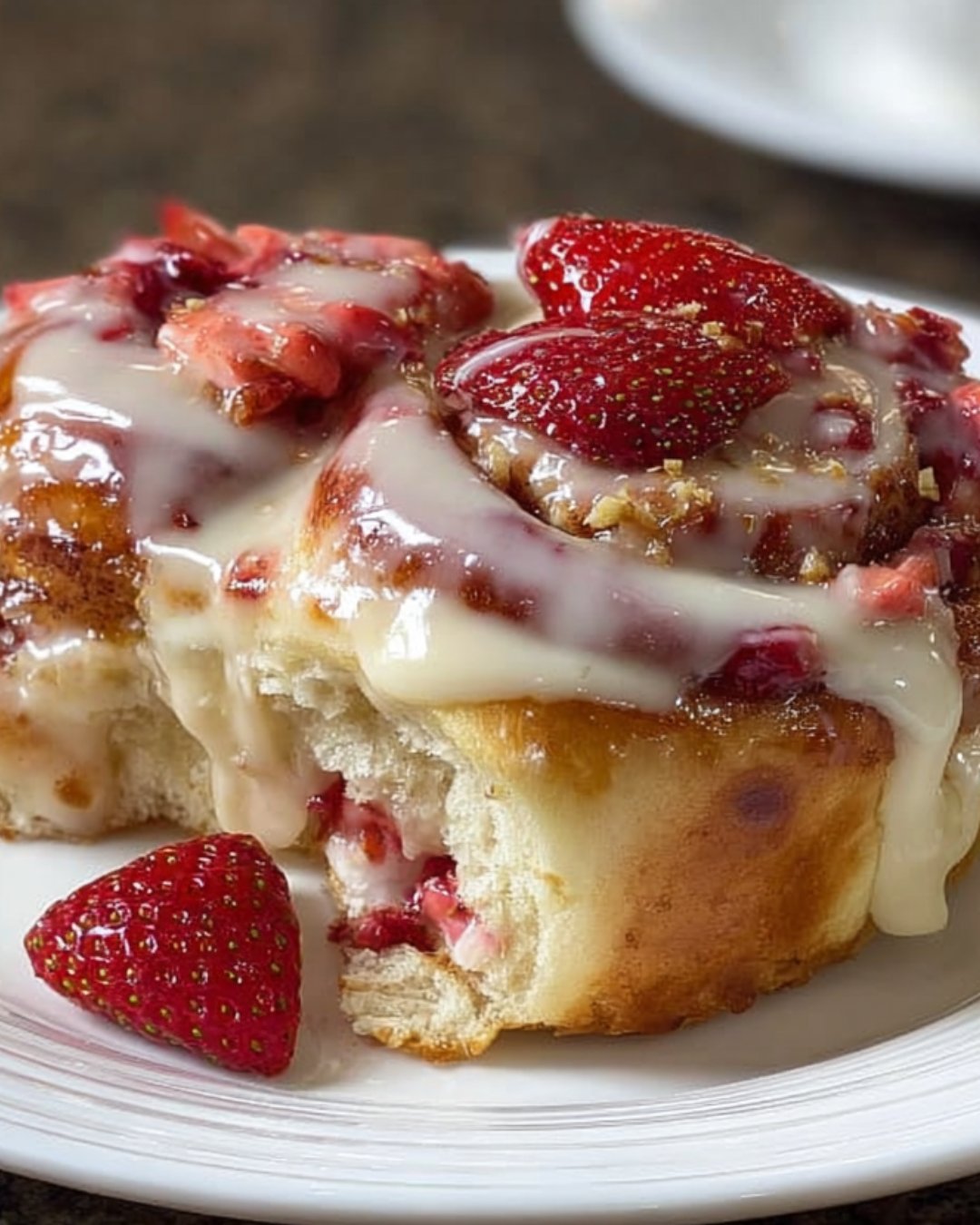 Strawberry Cheesecake Cinnabon Rolls are Irresistibly Delicious!