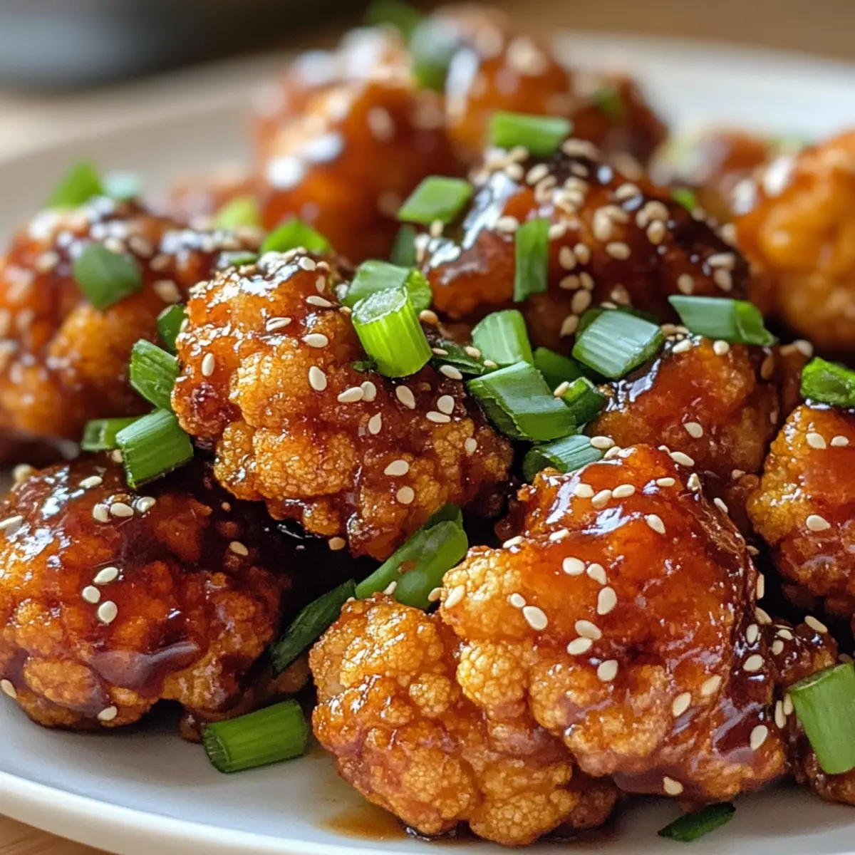 Crispy Crunchy Teriyaki Cauliflower Wings That Wow!