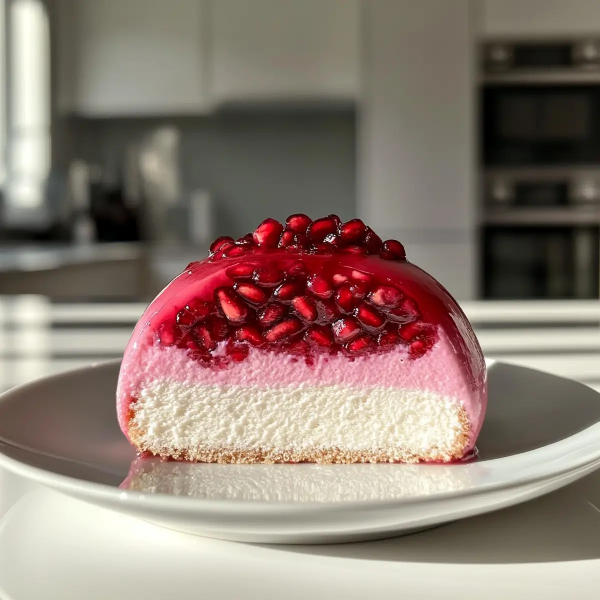 Decadent Glossy Pomegranate Mousse That Dazzles Every Bite