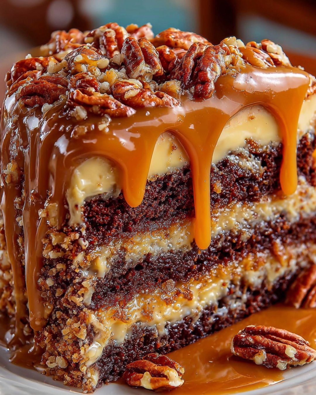 Turtle Caramel Cake: Indulge in Irresistible Flavor!