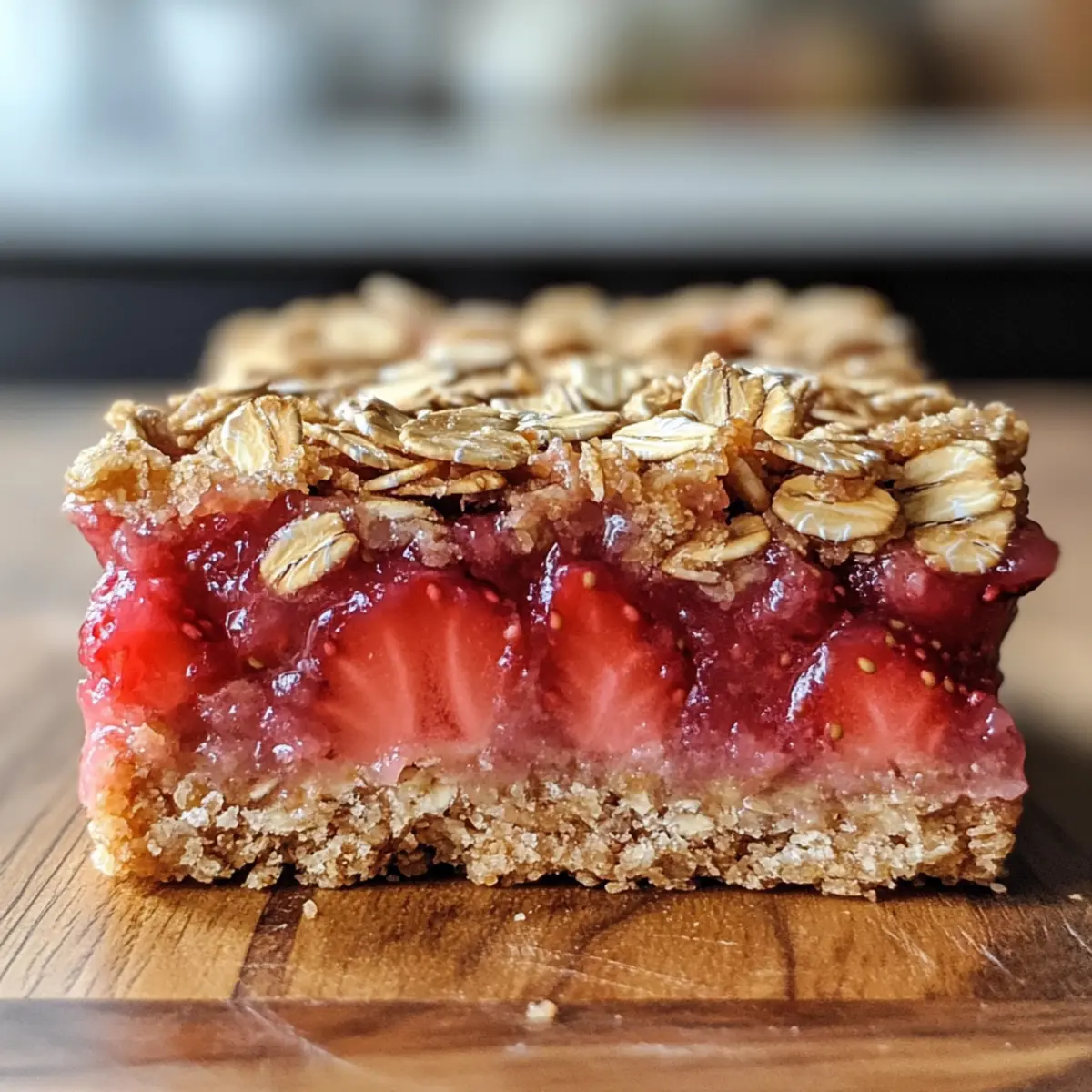 Delicious Strawberry Oatmeal Bars for Guilt-Free Snacking
