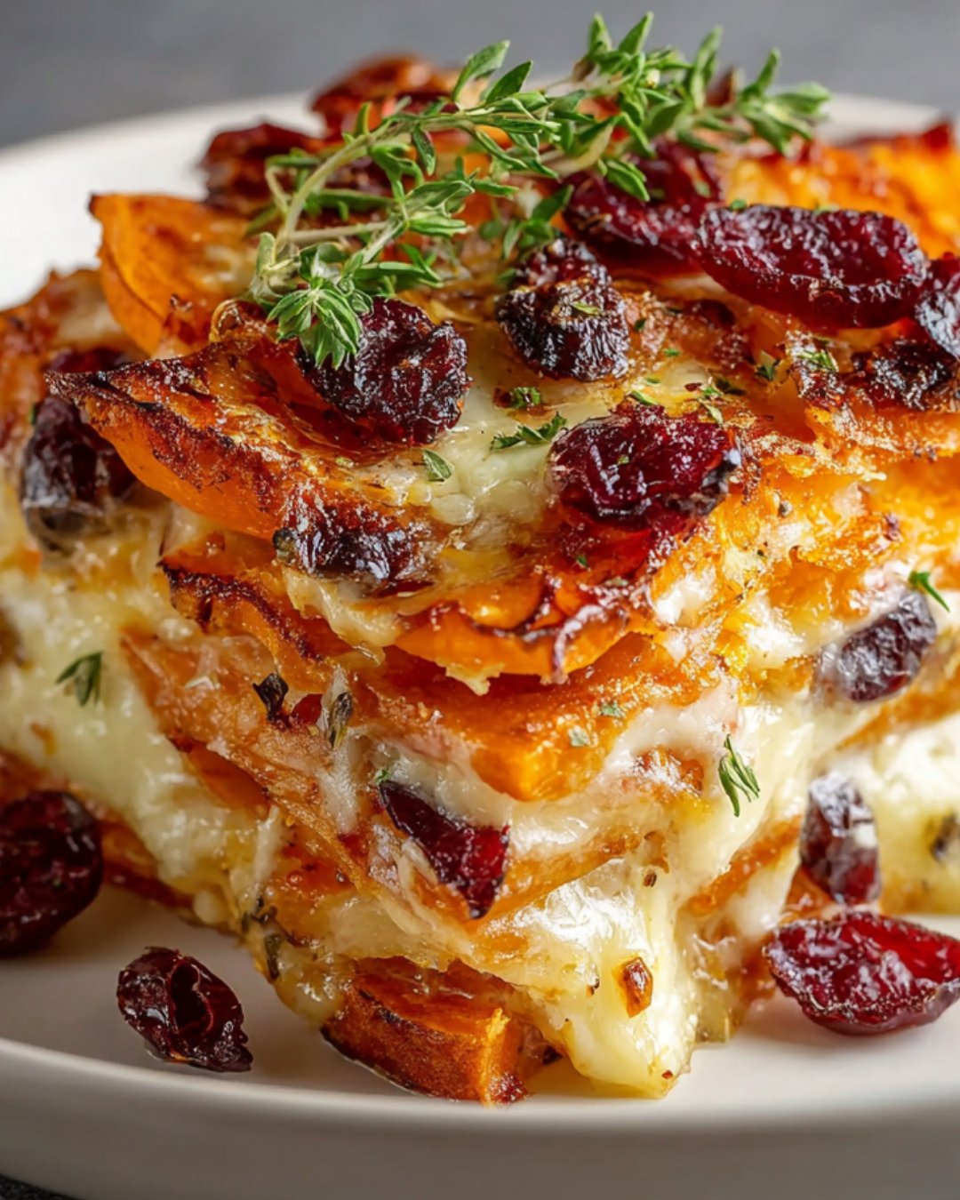 Sweet Potato Cranberry Gratin: A Festive Delight!