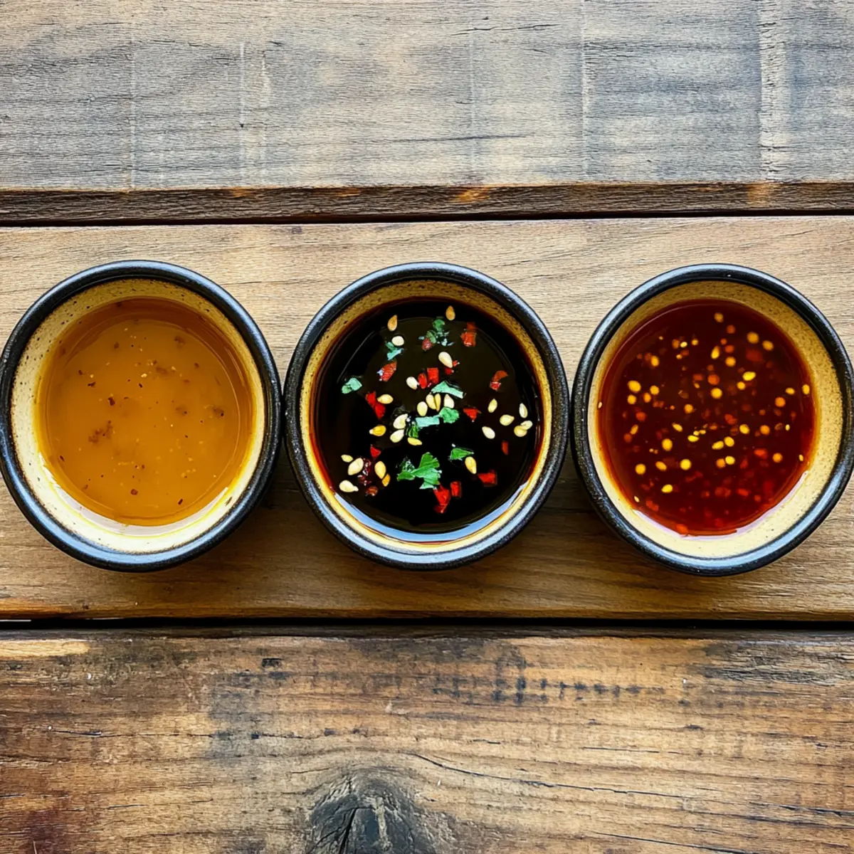 Trio of Asian Dipping Sauces