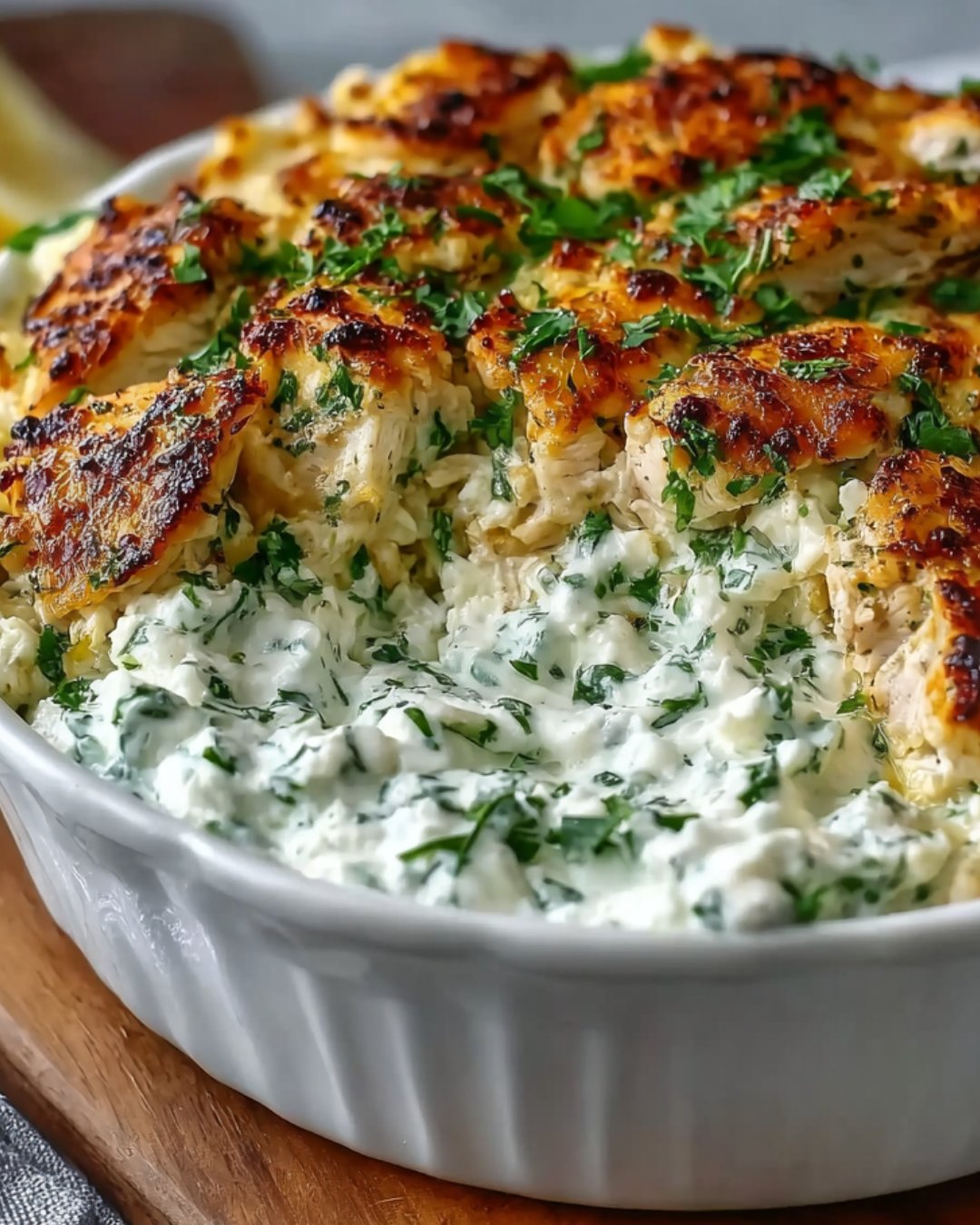 Dump-and-Bake Chicken Tzatziki: A Flavorful Dinner Delight!