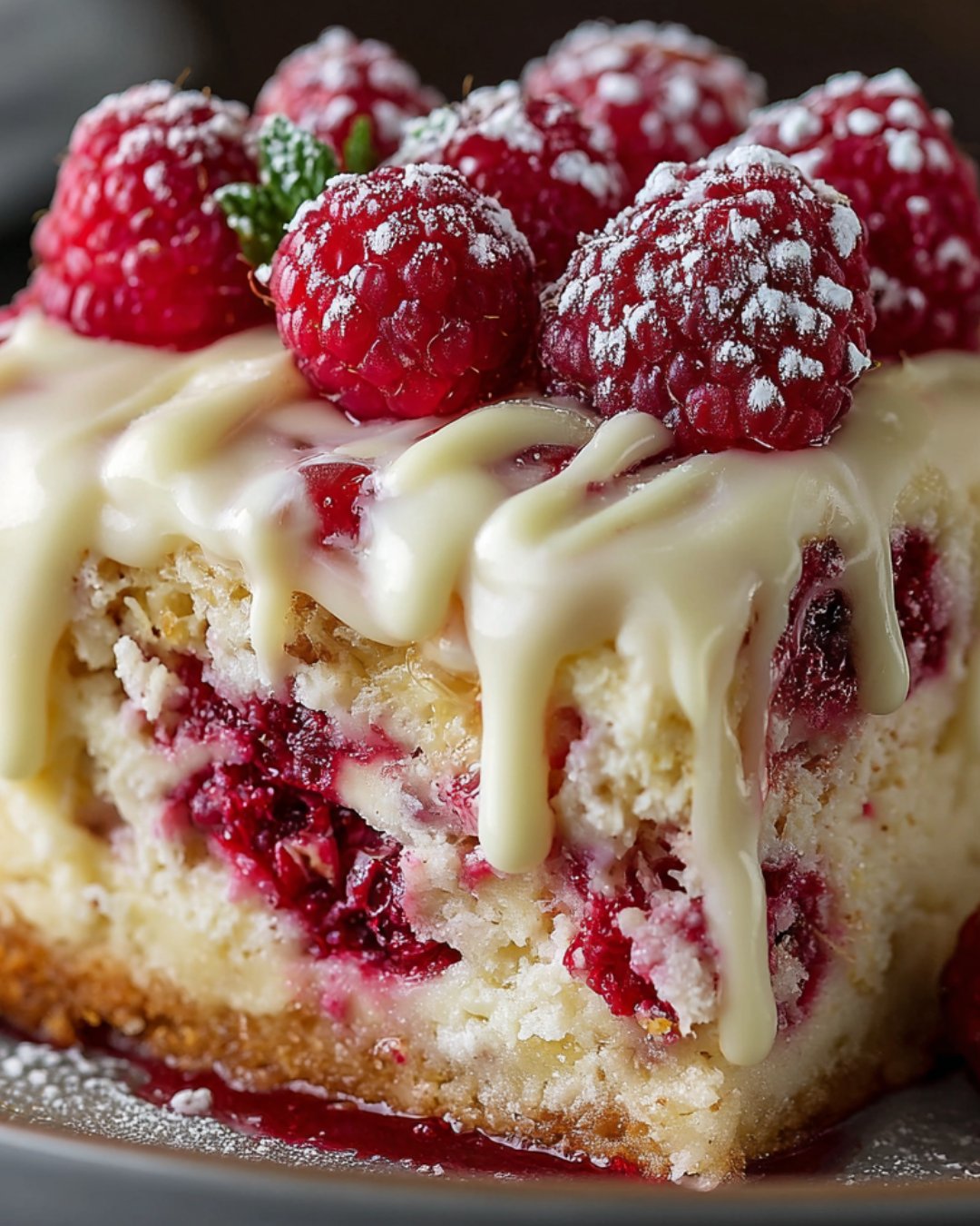 White Chocolate Raspberry Poke Cake: A Must-Try Delight!