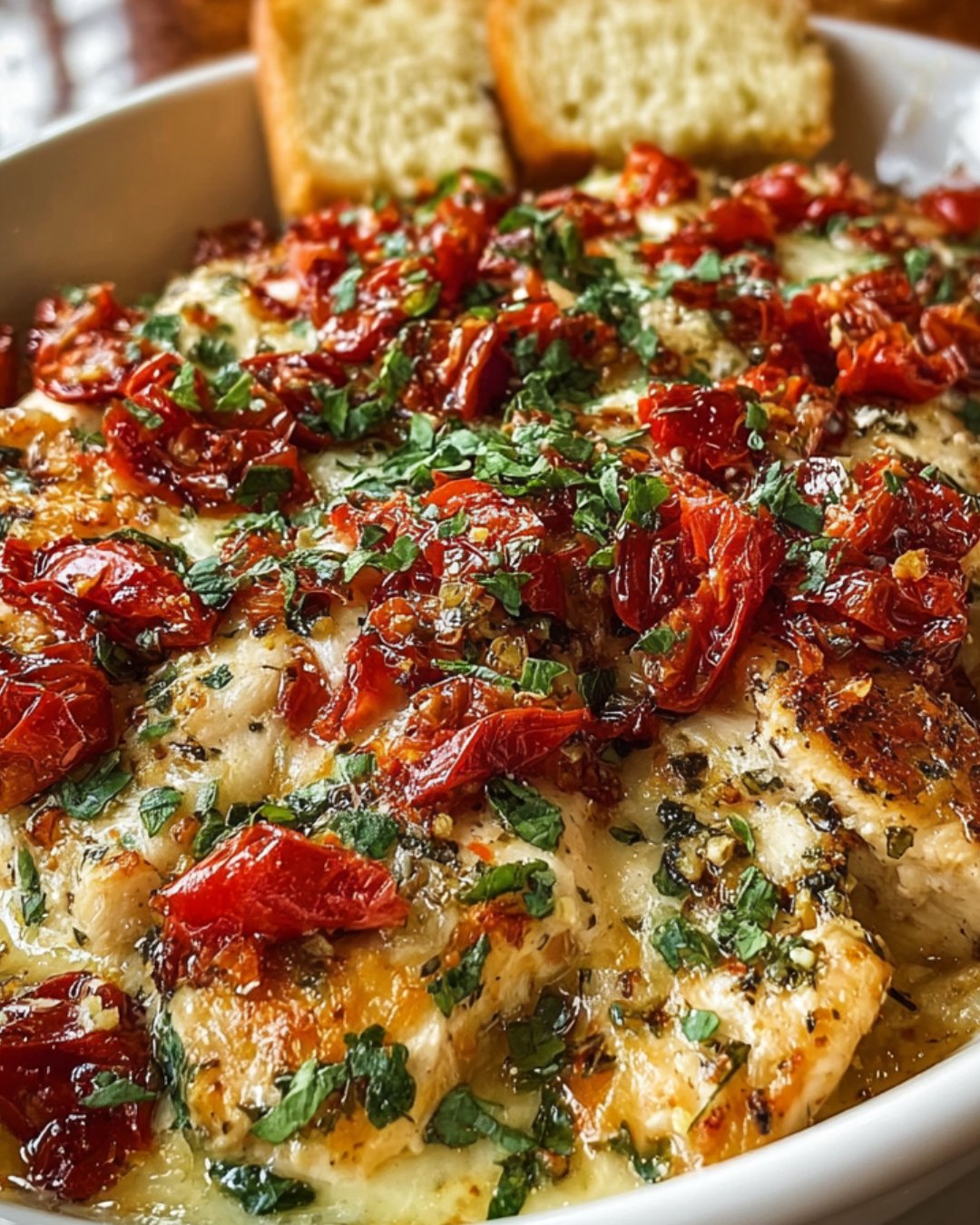 Bruschetta Chicken Casserole: Delight in Every Bite!