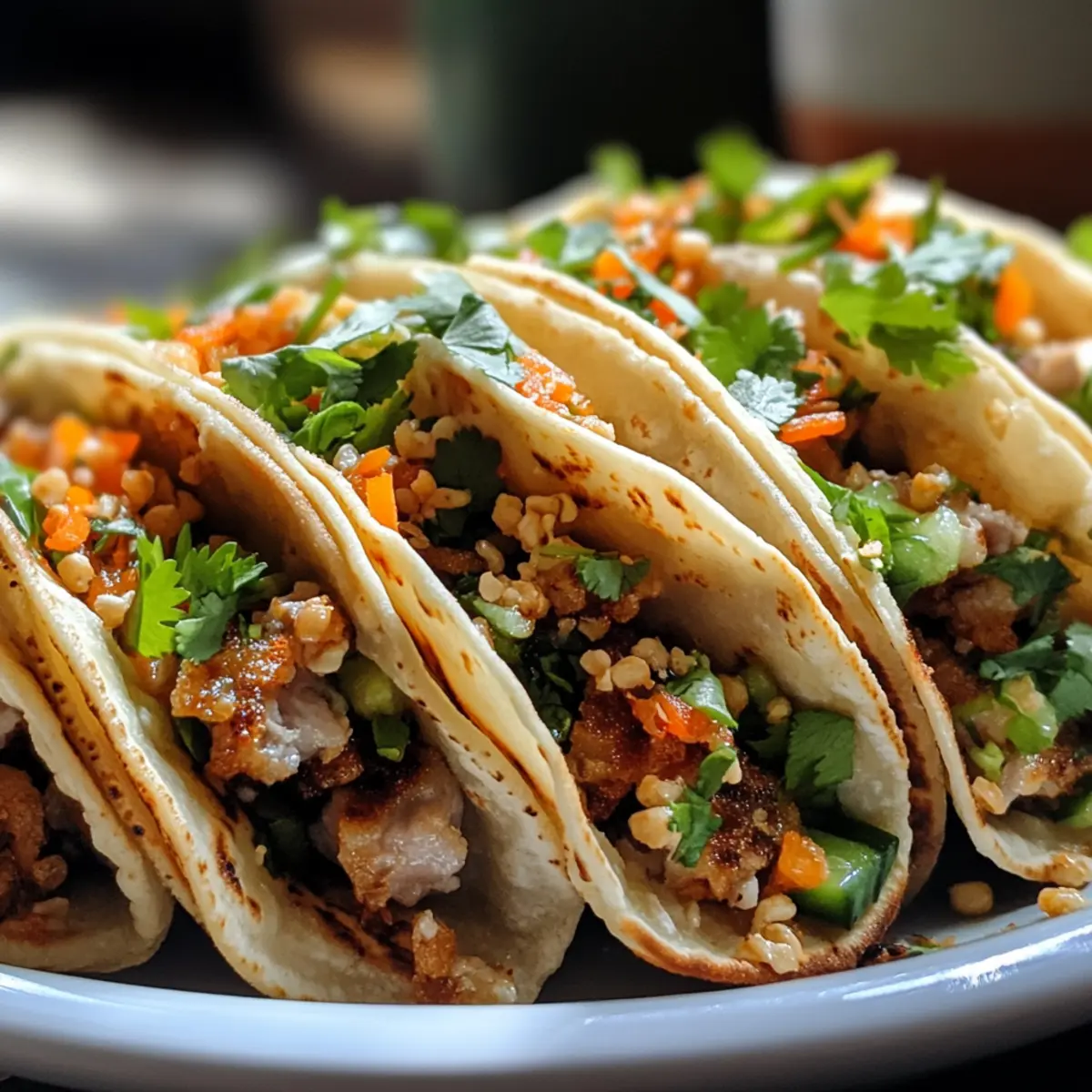 Smash Dumpling Tacos: Crispy Comfort in Every Bite