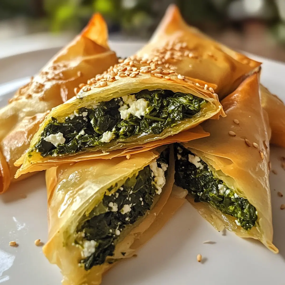 Crispy Rice Paper Spanakopita: A Quick, Gluten-Free Delight