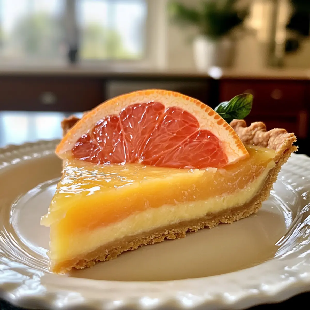 Zesty Grapefruit Curd Tart for a Refreshing Sweet Escape