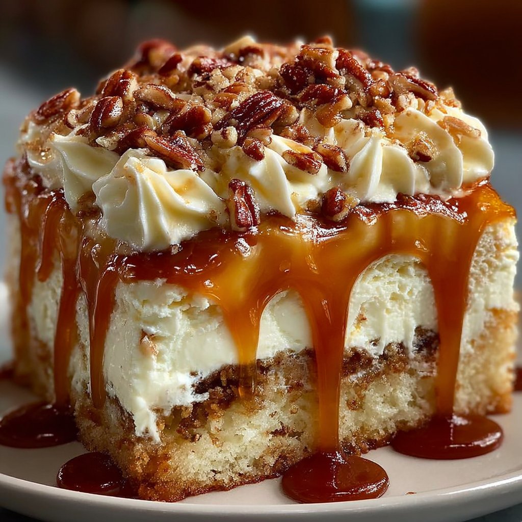 Butter Pecan Praline Poke Cake: Indulge in this Delight!