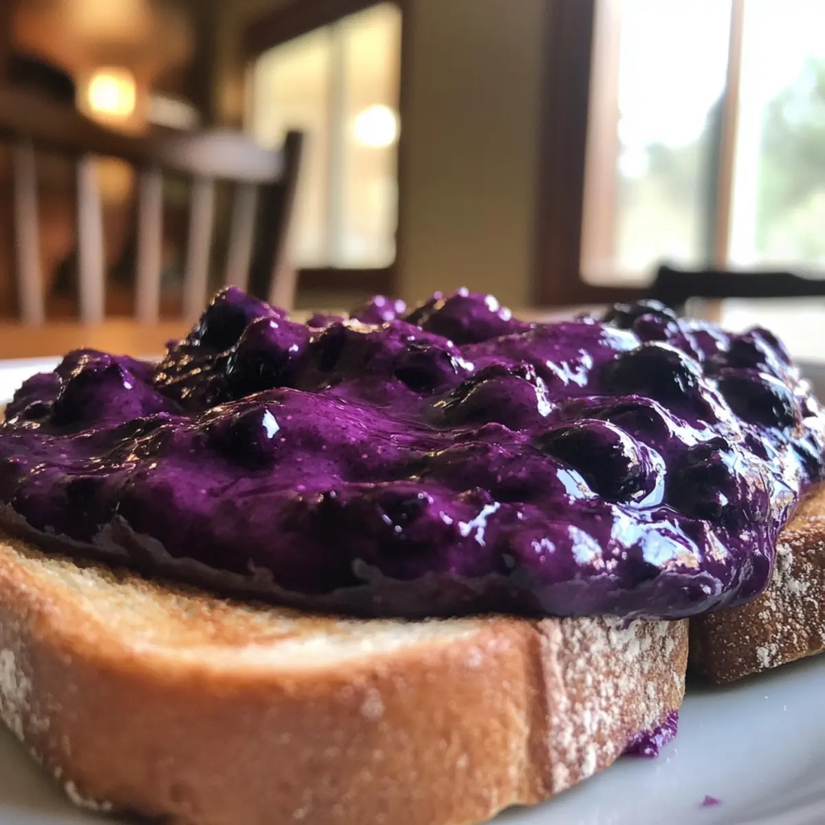 Indulge in Homemade Blueberry Butter for a Breakfast Treat