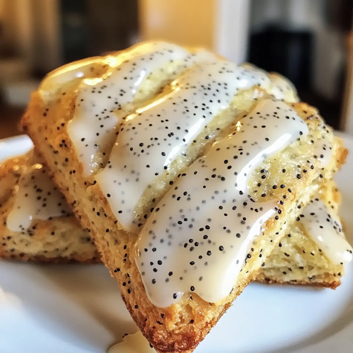 Ridiculously Easy Lemon Poppy Seed Scones That Melt in Your Mouth