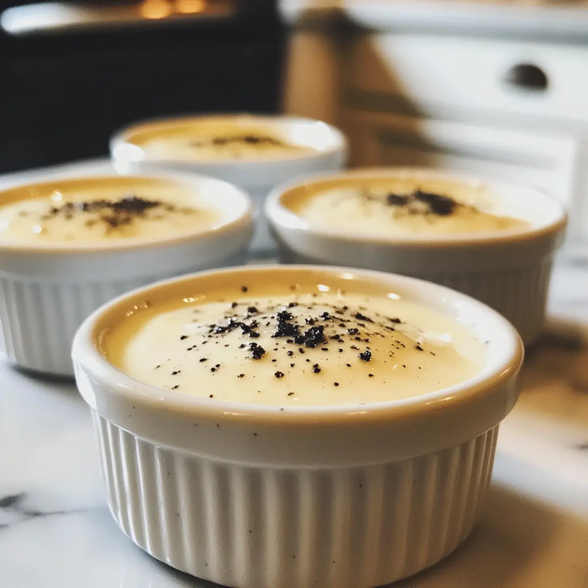 Silky Vanilla Bean Pots de Crème for Effortless Indulgence
