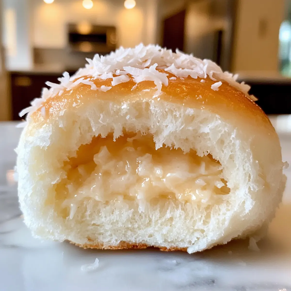 Fluffy Chinese Coconut Buns for Your Weekend Baking Bliss