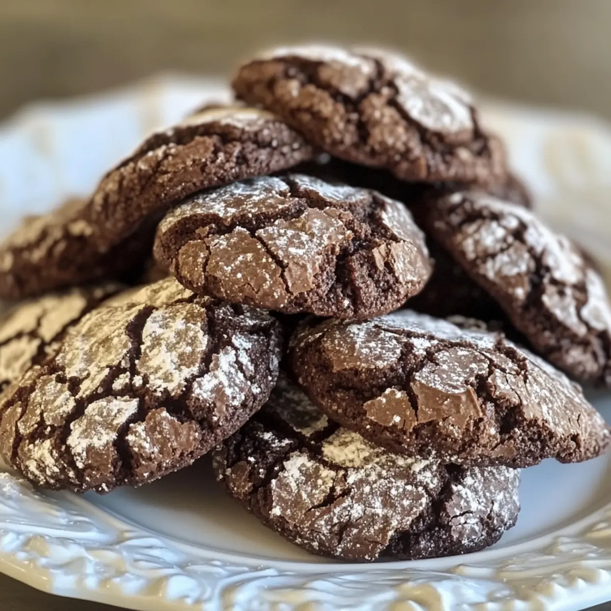 Flourless Chocolate Crinkle Cookies for Guilt-Free Indulgence