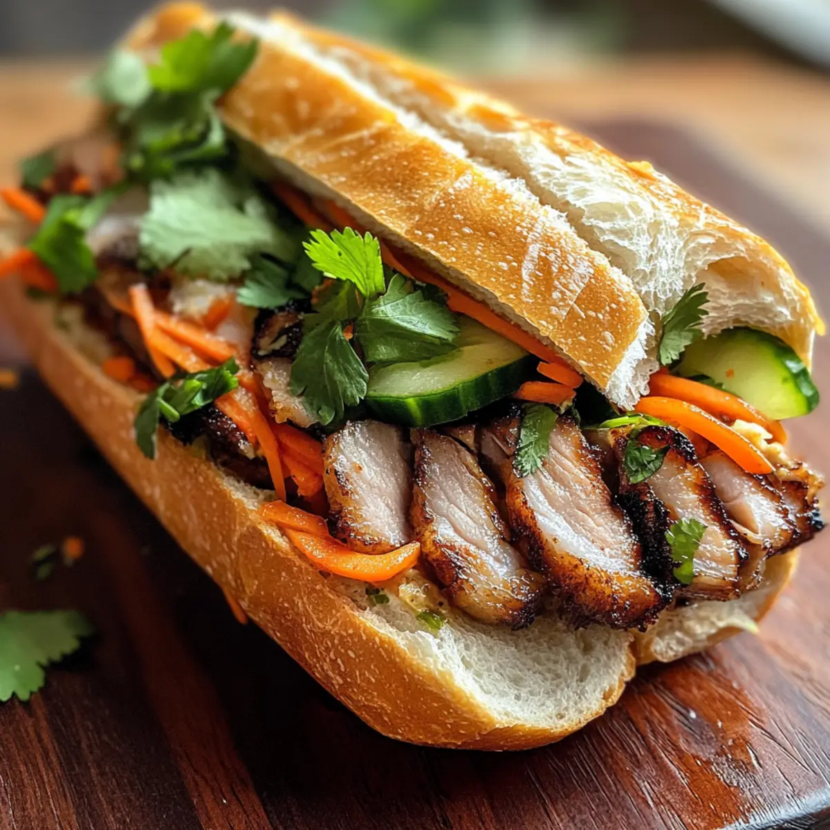 Heavenly Bahn Mi Sandwich: Fresh Flavors at Home