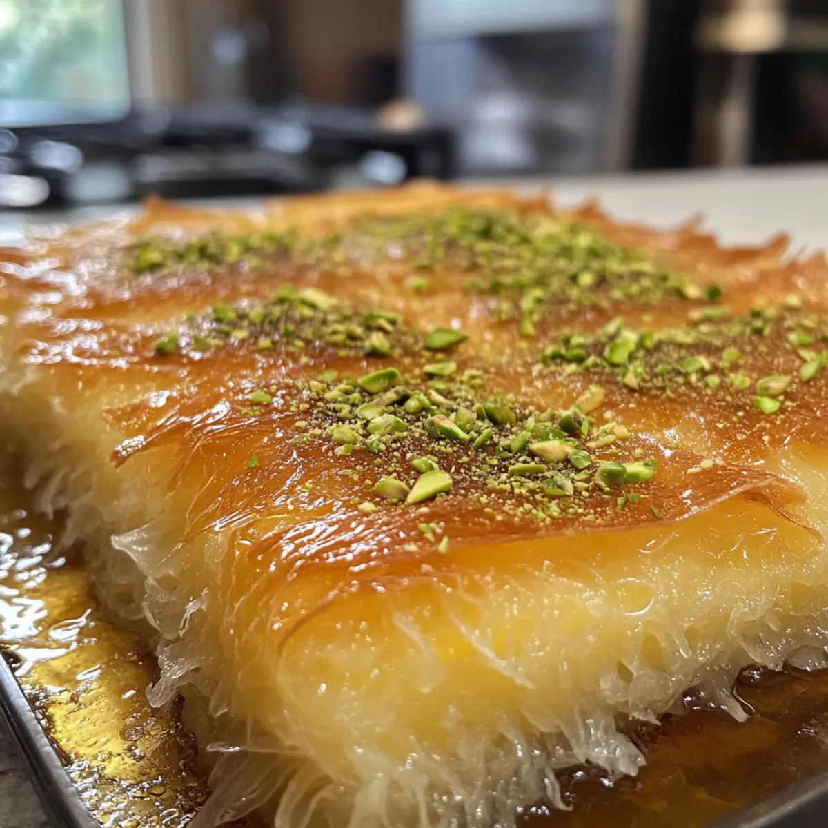 Sweet Knafeh Delight: A Taste of Middle Eastern Tradition