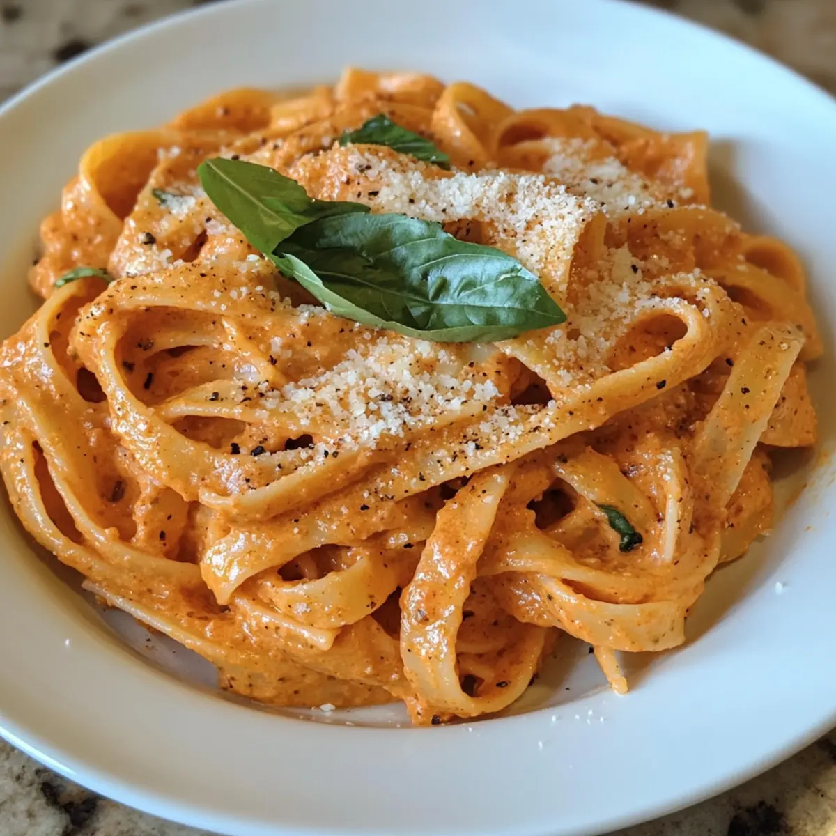 Creamy Roasted Red Pepper Pasta: Quick, Cozy, and Delicious!