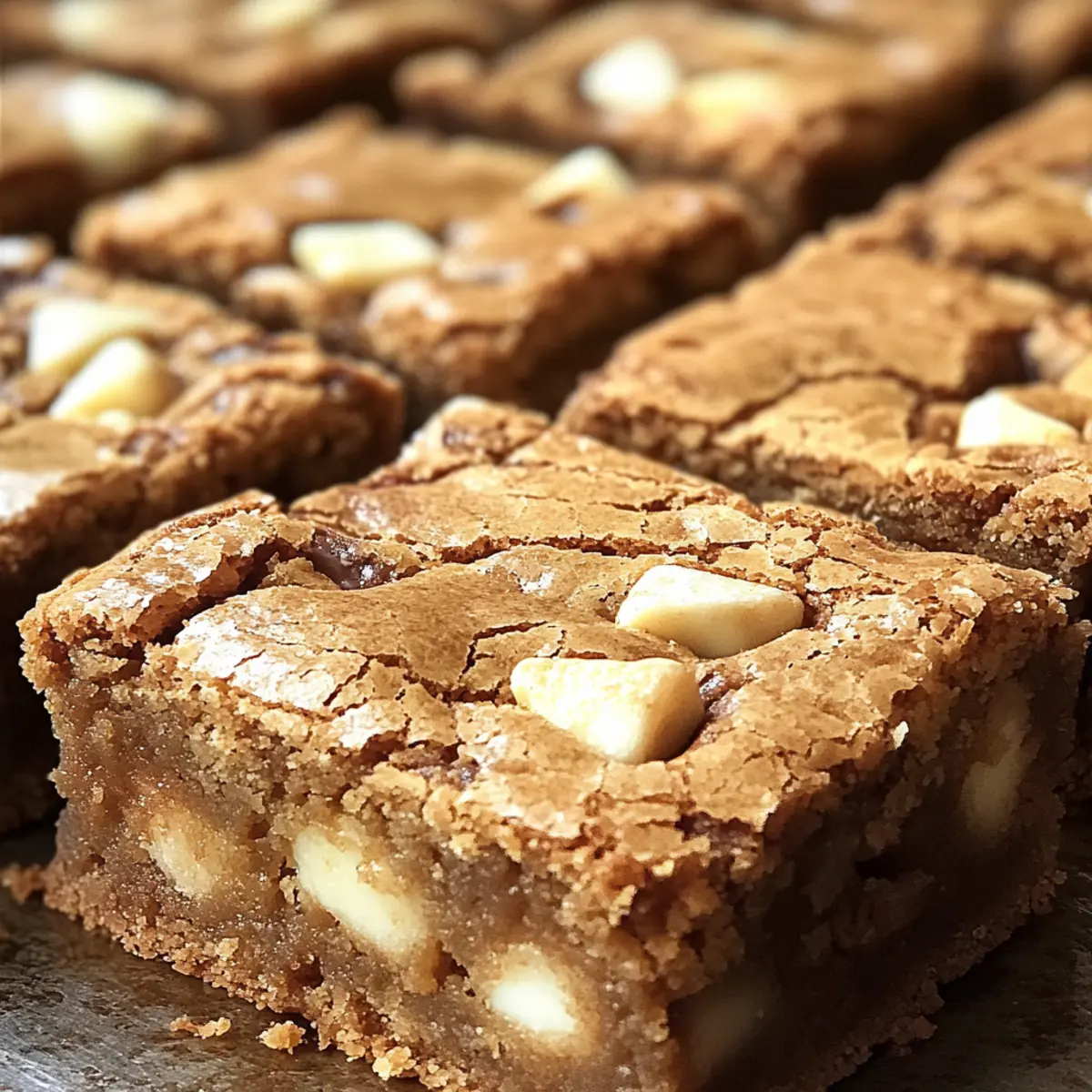 Biscoff Blondies: Chewy Bars That Melt in Your Mouth
