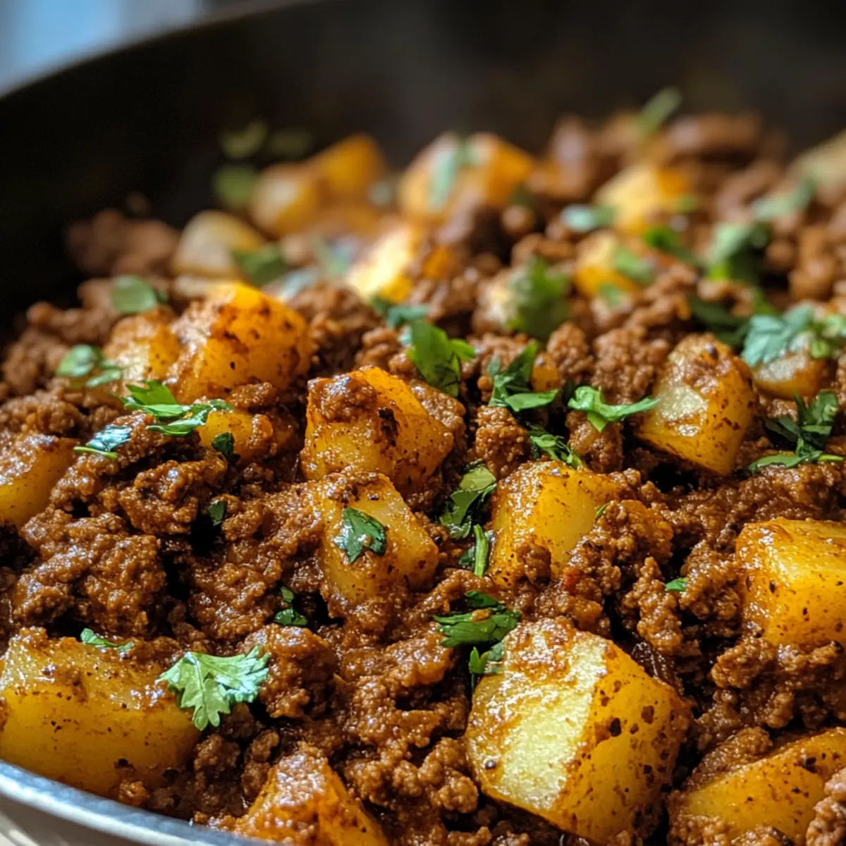 Comforting Indian Keema Aloo: Hearty Flavor in Every Bite