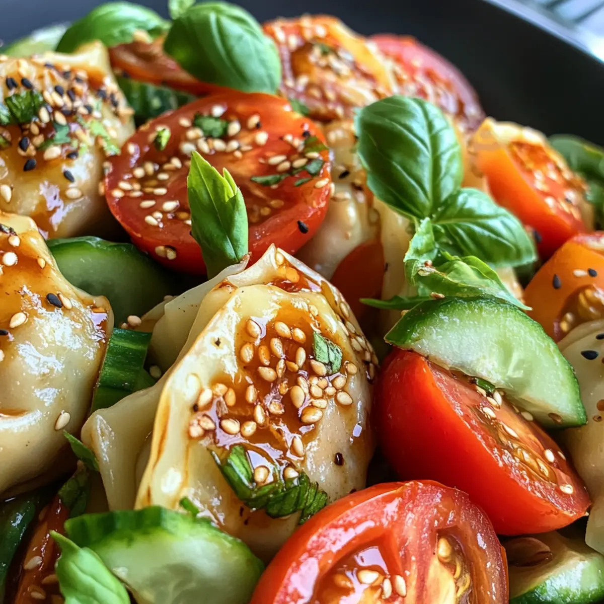 Potsticker Salad: A Fresh Twist on Dumpling Delight