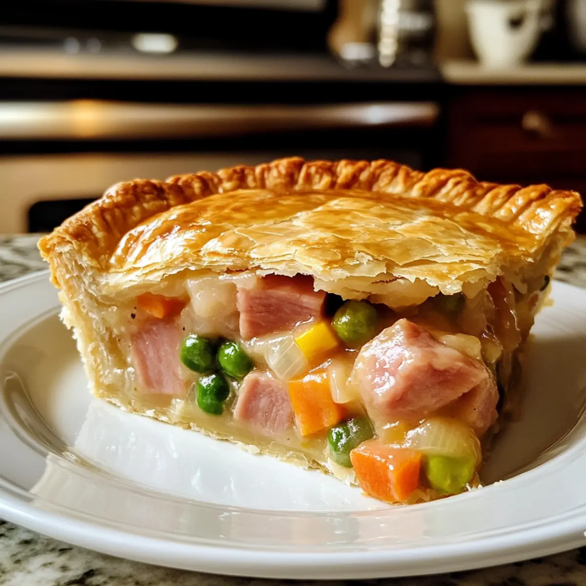Flaky Buttery Ham Pot Pie That Uses Up Leftover Ham