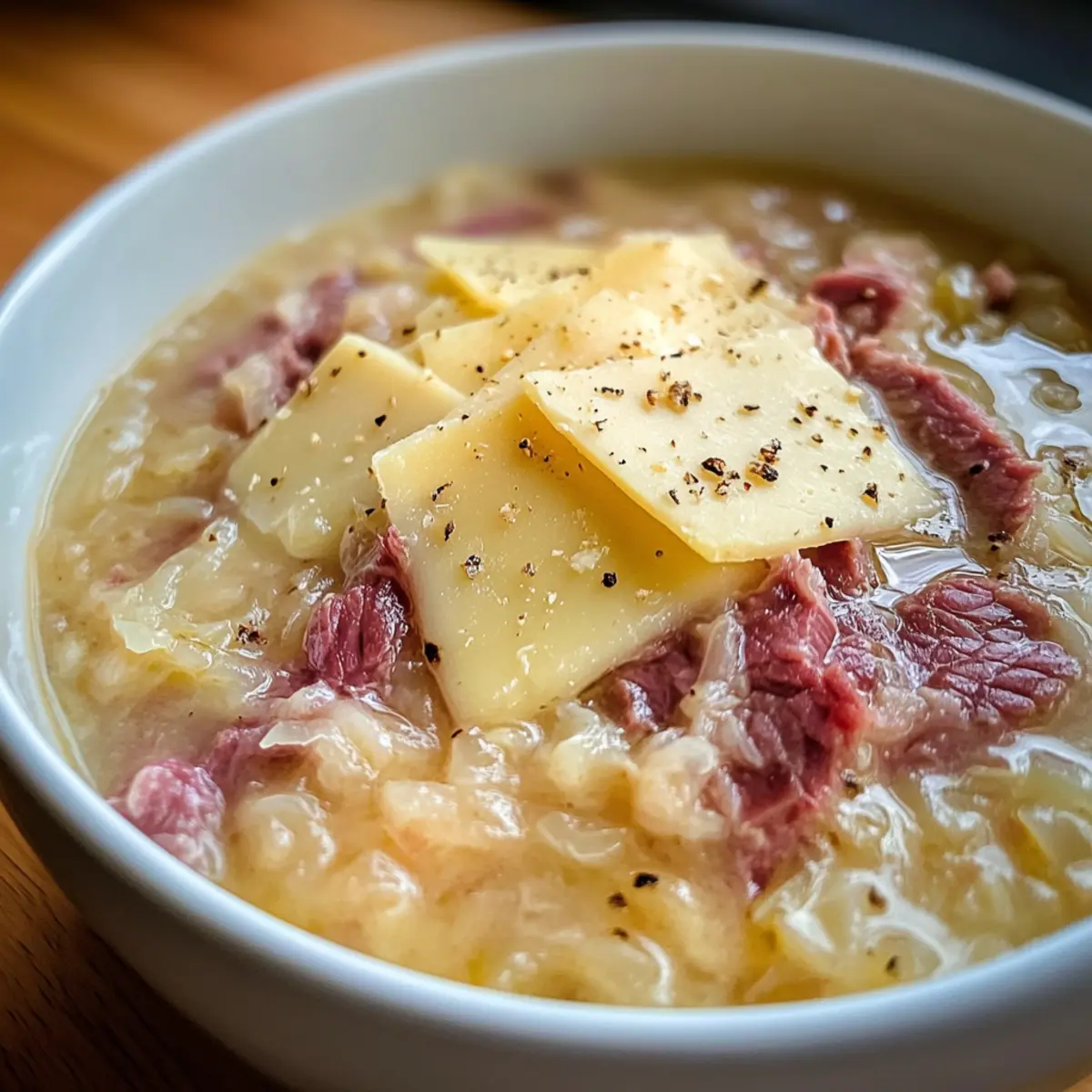 Savory Keto Reuben Soup That Warms Your Soul