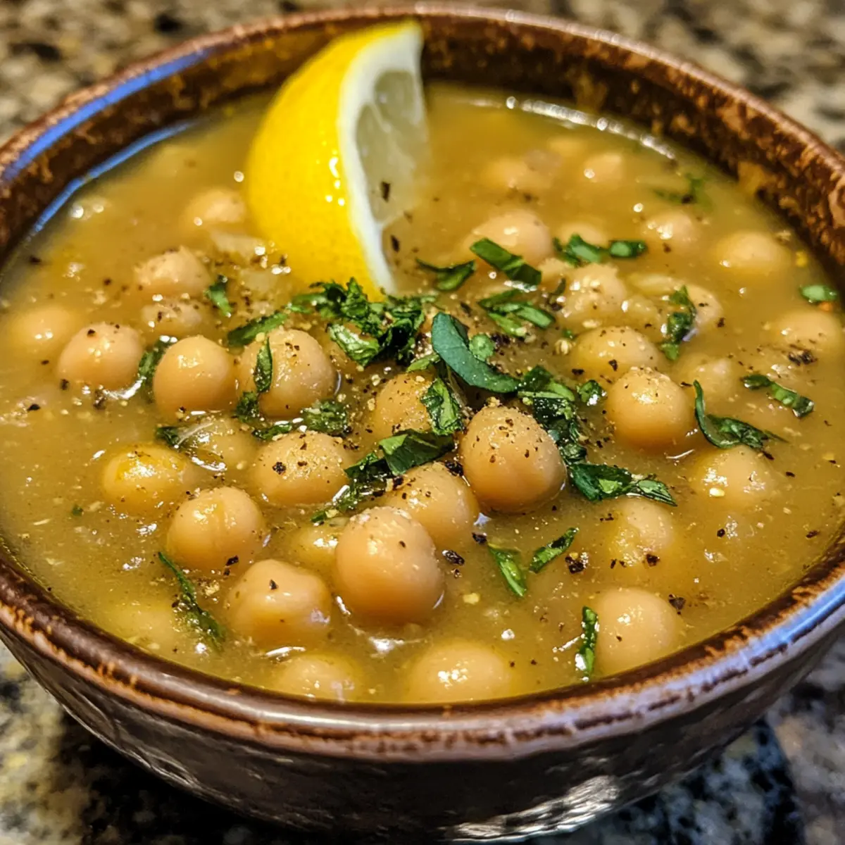 Heartwarming Greek Chickpea Soup for Cozy Nights