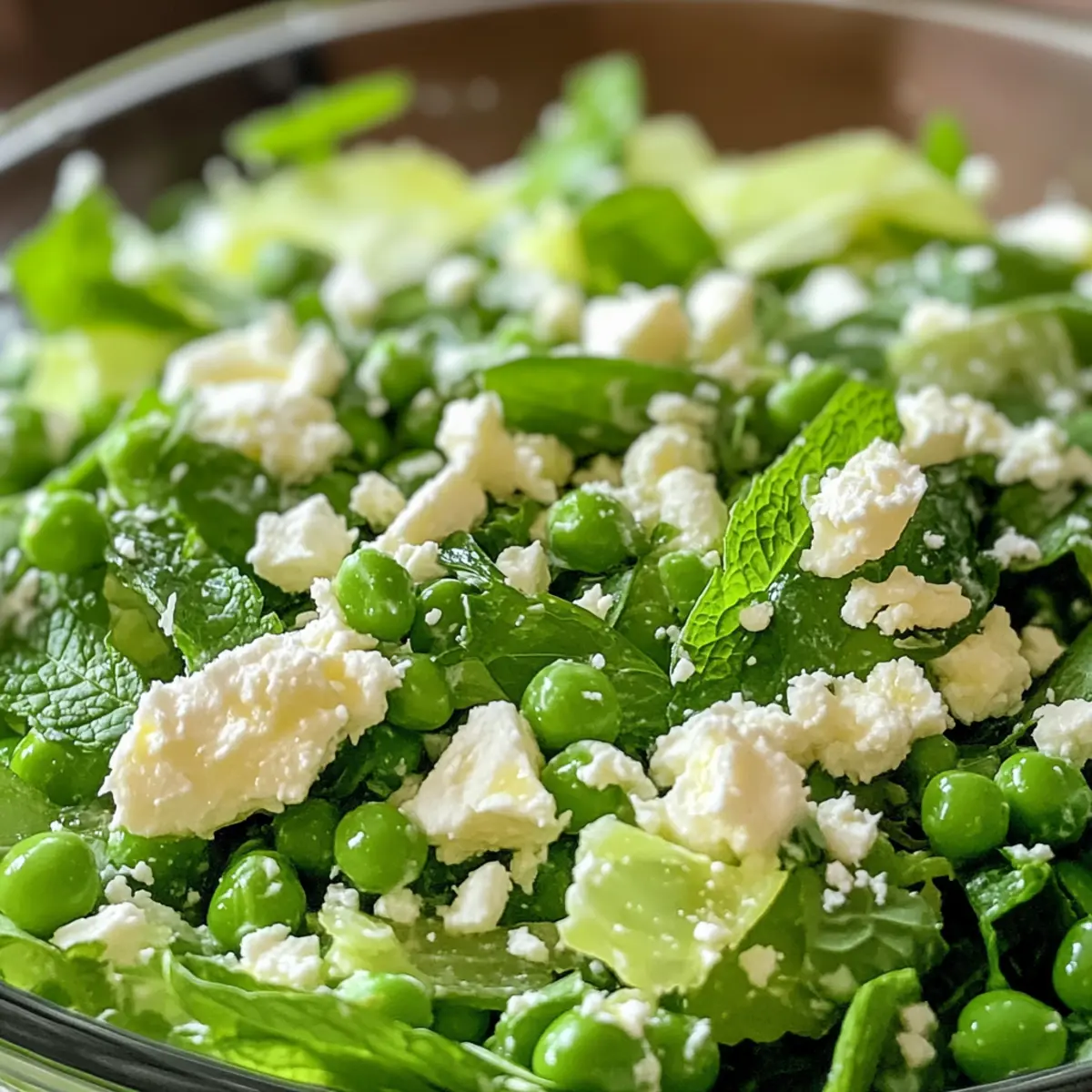Pea Mint and Feta Salad: A Creamy Summer Delight