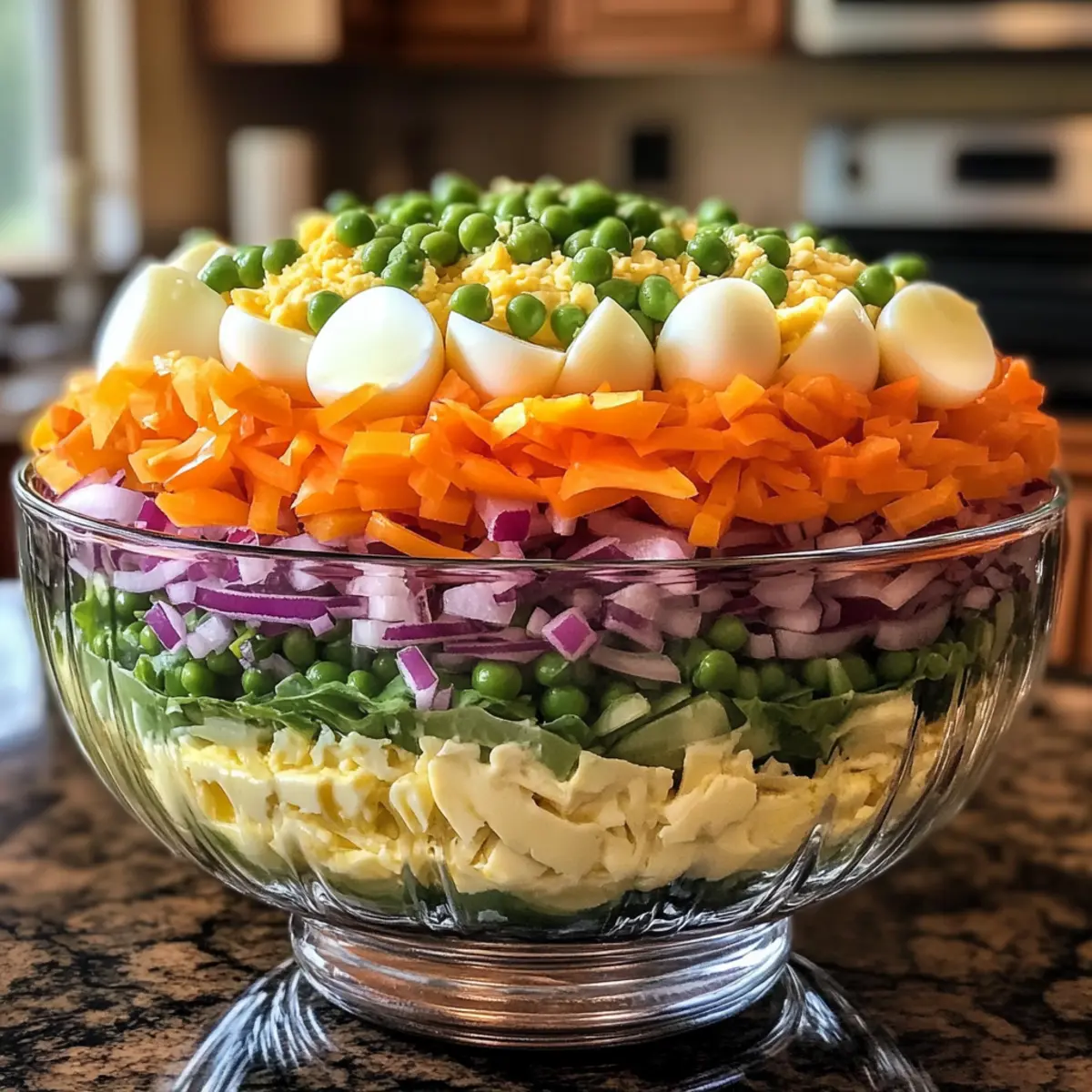 Layered Dublin Salad: Bright, Crunchy Delight for Potlucks